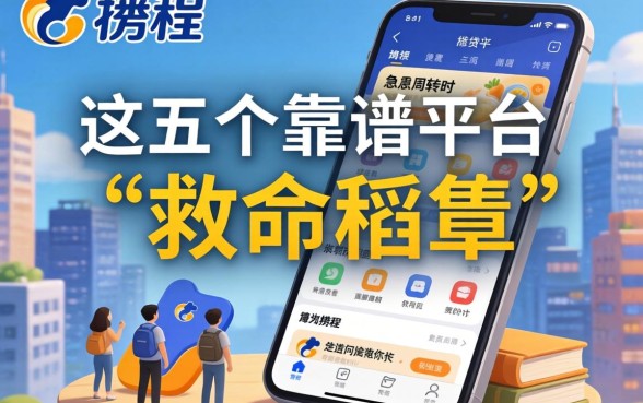 像同程一样的网贷软件有哪些？急需周转时，这五个靠谱平台为何能成为你的“救命稻草”？