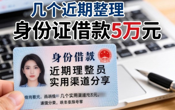 凭身份证借款5万元：近期整理的几个实用渠道分享