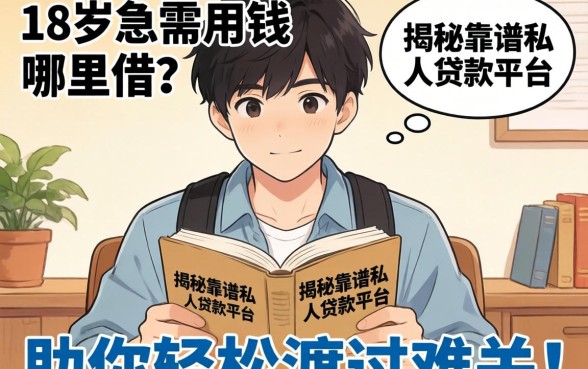 刚满18岁急需用钱哪里借？揭秘靠谱私人贷款平台，助你轻松渡过难关