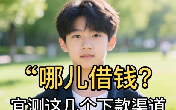 关于17岁在哪儿借钱好，实测这几个下款渠道