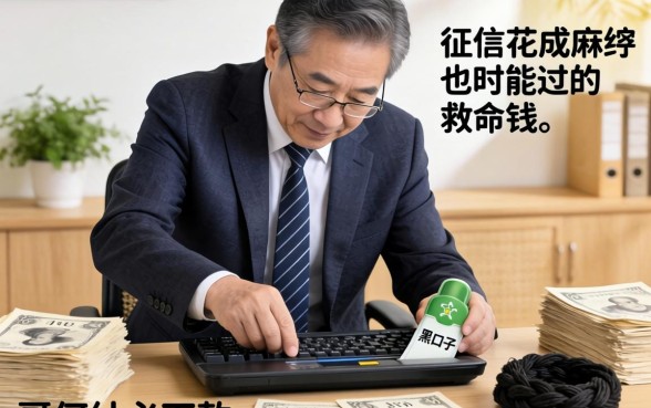 老哥们整理必下款的黑口子平台,征信花成麻花也能过的救命钱