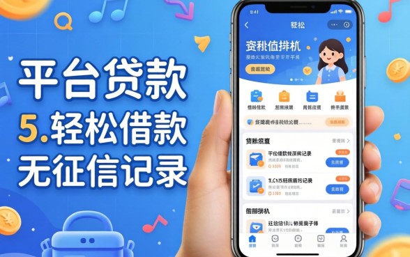 不用平台的贷款app，概括5个轻松借款无征信记录的口子