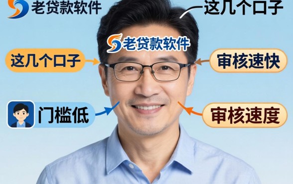 55岁贷款软件：这几个口子门槛低，审核速度快