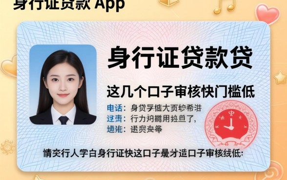 2026身份证能贷款的app:这几个口子审核快门槛低