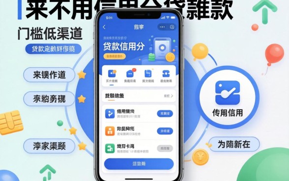 不用信用分的贷款软件有哪些?整理几个门槛低的渠道