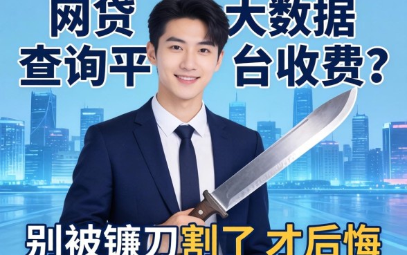 个人网贷大数据查询平台不收费?别被镰刀割了才后悔