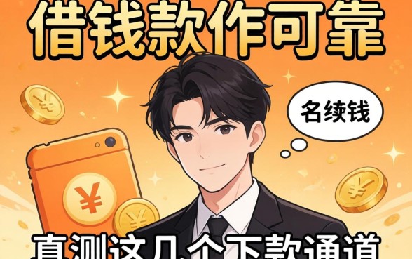 什么借钱软件比较可靠？实测这几个下款通道