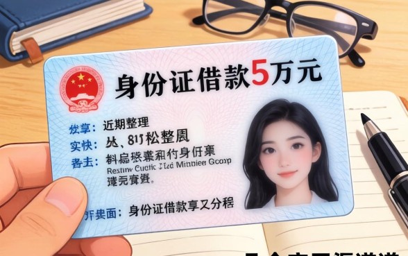 凭身份证借款5万元：近期整理的几个实用渠道分享