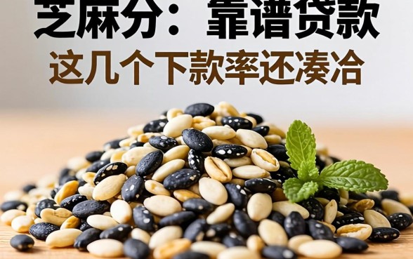 只需要芝麻分的靠谱贷款，这几个下款率还凑合