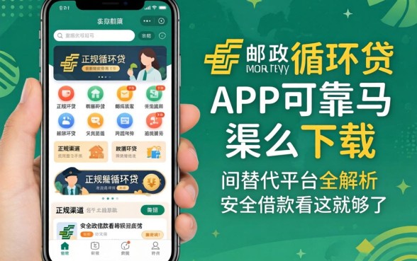 中邮循环贷app可靠吗怎么下载?正规渠道与替代平台全解析,安全借款看这就够了