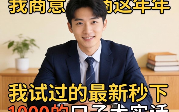 做小生意这些年，我试过的最新秒下1000的口子大实话