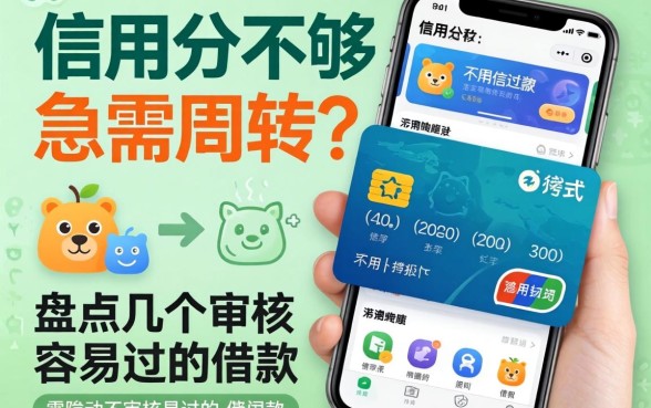 信用分不够急需周转？盘点几个审核容易过的借款app