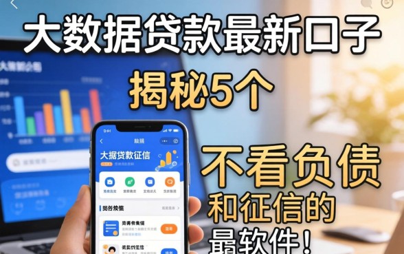不查大数据贷款最新口子,揭秘5个不看负债和征信的软件