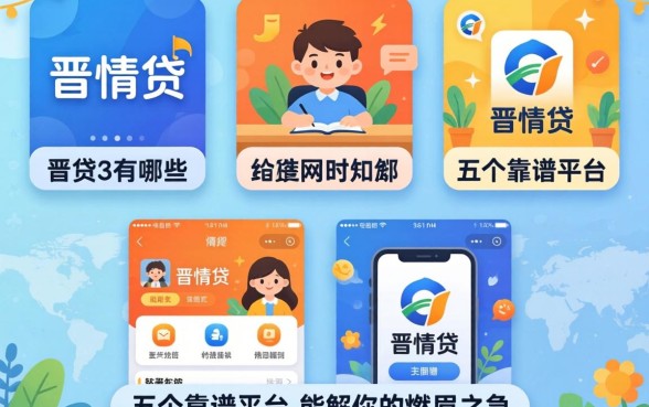 像晋情贷一样的网贷软件有哪些？这五个靠谱平台能解你的燃眉之急吗？