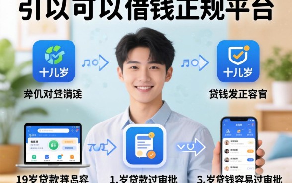 刚满十八岁可以借钱的正规平台，枚举5个19岁贷款容易过审批的app