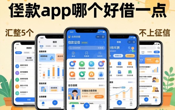 借款app哪个好借一点，汇整5个不上征信的贷款软件
