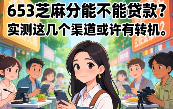 453芝麻分能不能贷款？实测这几个渠道或许有转机