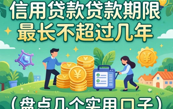 个人信用贷款贷款期限最长不超过几年？盘点几个实用的口子