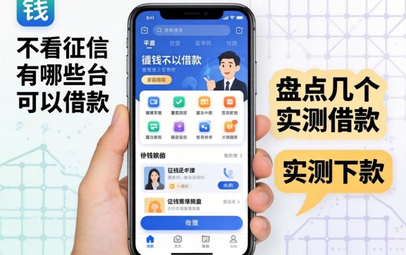 借钱app不看征信的有哪些平台可以借款?盘点几个实测下款的