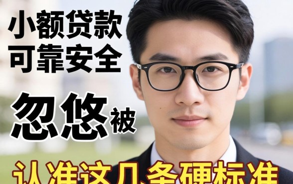 哪里的小额贷款可靠安全?别被广告忽悠,认准这几条硬标准