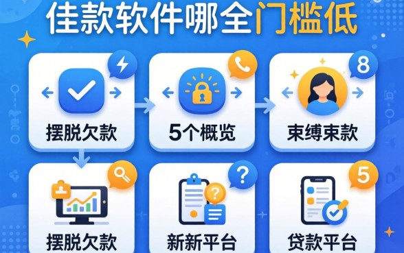 借款软件哪个门槛低一点，概览5个摆脱欠款束缚贷款新平台