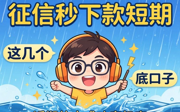 不查征信秒下款短期，这几个口子近期放水成功率极高