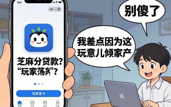 只看芝麻分贷款app？别傻了，我差点因为这玩意儿倾家荡产