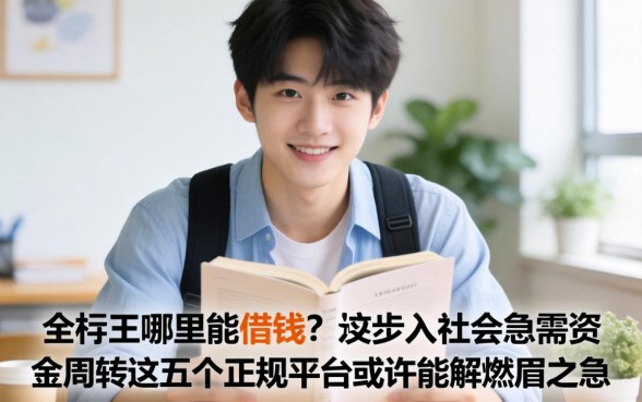 21岁哪里能借钱?刚步入社会急需资金周转,这五个正规平台或许能解燃眉之急