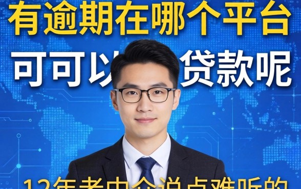 大数据花了有逾期在哪个平台可以贷款呢？12年老中介说点难听的