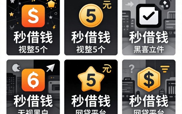 什么软件是秒借钱，规整5个无视黑白的网贷平台