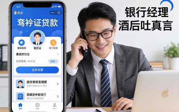 凭驾驶证贷款的软件有哪些？银行经理酒后吐真言