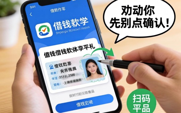 在借钱软件上扫描了身份证后，我劝你先别点确认