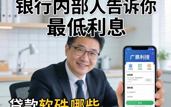 别被广告忽悠:银行内部人告诉你最低利息的贷款软件有哪些