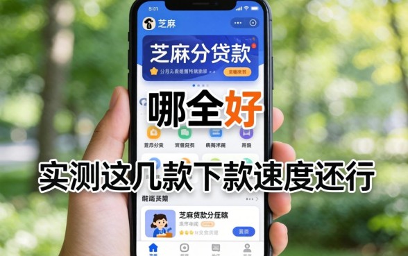 凭芝麻分贷款的软件哪个好？实测这几款下款速度还行