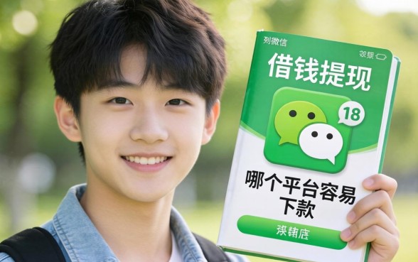 刚满18岁想借钱提现到微信，哪个平台容易下款？