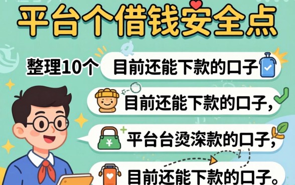 在什么平台上借钱安全点？整理了10个目前还能下款的口子