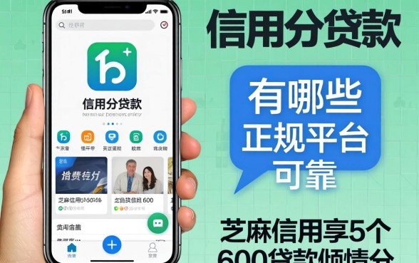 信用分贷款有哪些正规平台可靠，倾情分享5个芝麻信用600贷款软件