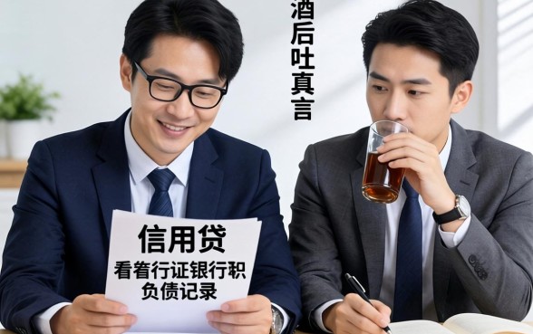 办信用贷看不看征信和负债记录？银行朋友酒后吐真言
