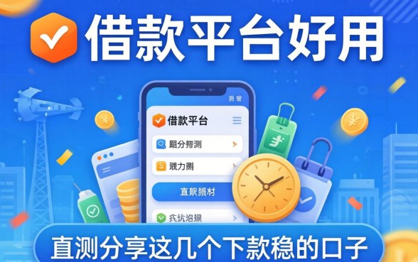 哪款借款平台好用？实测分享这几个下款稳的口子