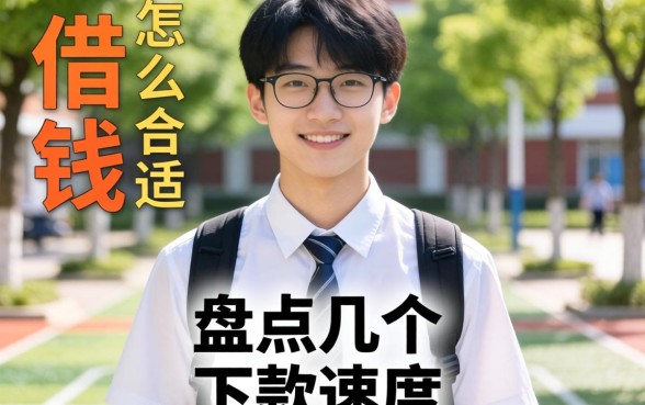 在校生怎么借钱合适？盘点几个下款速度快的渠道