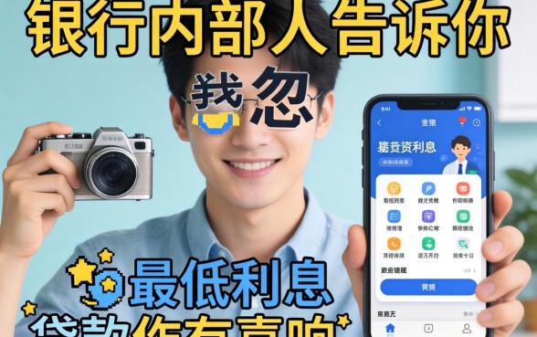 别被广告忽悠:银行内部人告诉你最低利息的贷款软件有哪些