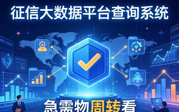 分享几个征信大数据平台查询系统，急需周转的可以看