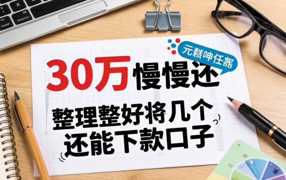哪里可以借30万慢慢还？整理了几个还能下款的口子