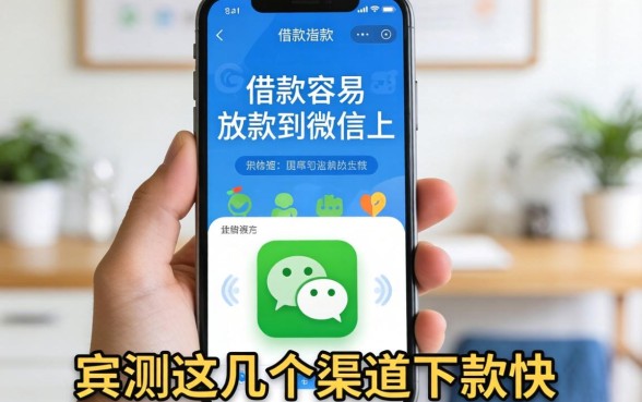 哪个借款软件容易放款到微信上？实测这几个渠道下款快