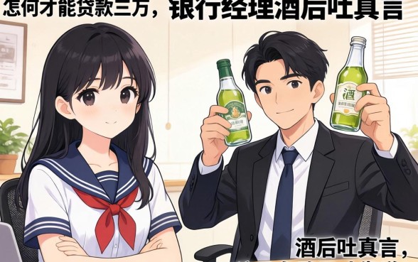 大学生怎么才能贷款三万？银行经理酒后吐真言，这几条路子才靠谱