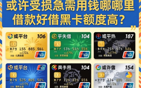 信用受损急需用钱哪里借款好借黑户额度高?这五个平台或许能解燃眉之急