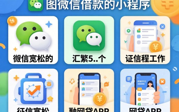 在微信上借款的小程序，汇整5个对征信宽松的网贷app