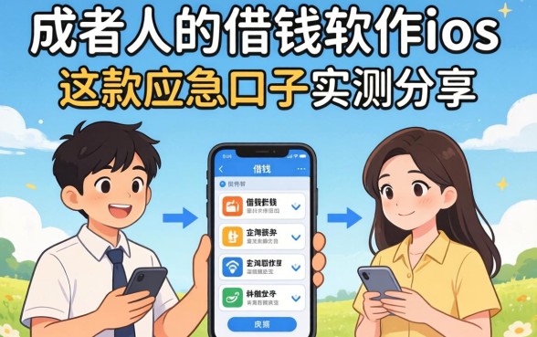 不需要成年的借钱软件ios：这几款应急口子实测分享