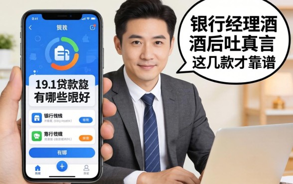 借钱贷款软件有哪些好用？银行经理酒后吐真言，这几款才靠谱