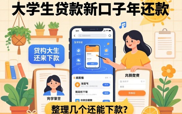 大学生贷款新口子2026年还款：整理几个还能下款的平台